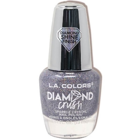 DIAMOND SHINE FINISH L.A.COLORS NAIL POLISH DIAMOND CRUSH flashing lights - Picture 2 of 4